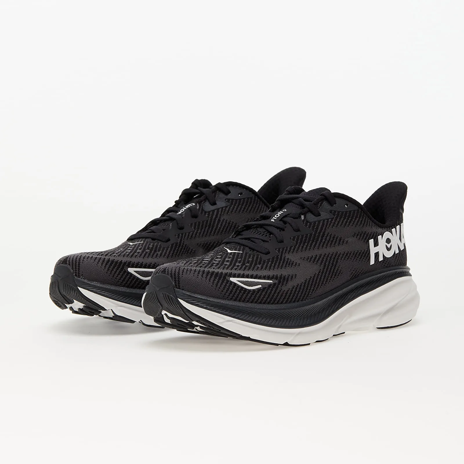 Hoka® Clifton 9 Black/ White