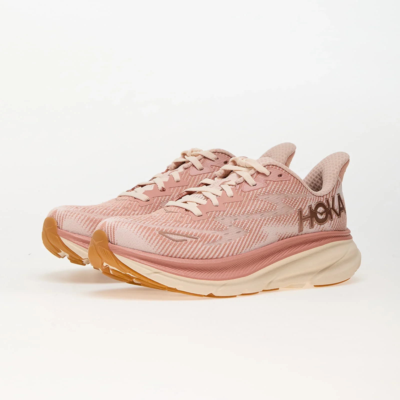 Hoka® W Clifton 9 Sandstone/ Cream